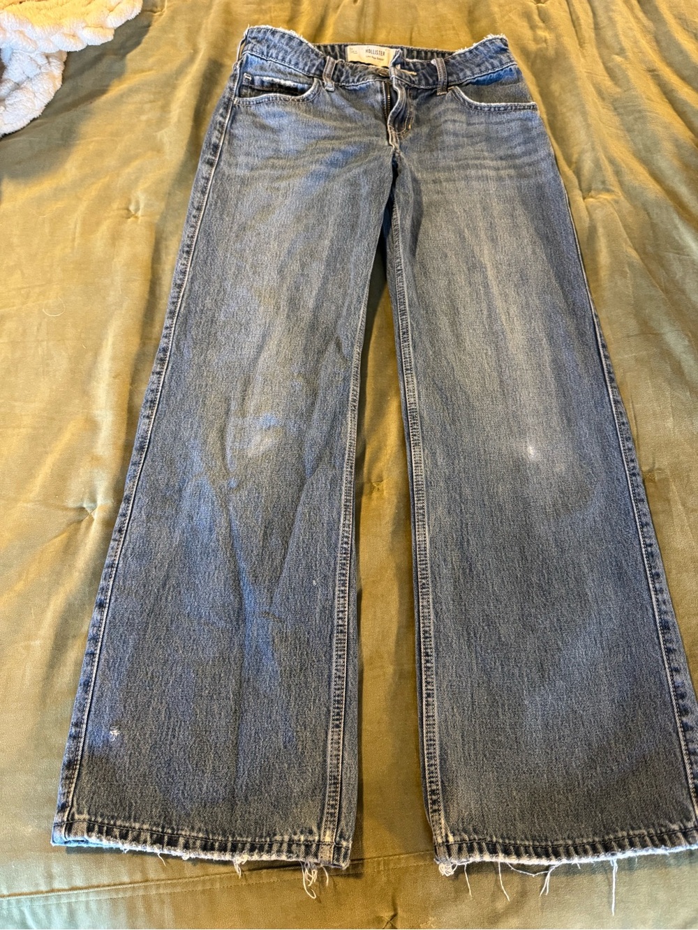 Women's hollister low rise baggy jeans  size 0.